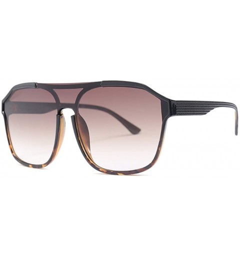Oversized 2019 Fashion Cat Eye Sunglasses Wome Vintage Gradient Ladies Oversized Sun Glasses for Female UV400 DF20046 - C6 - ...