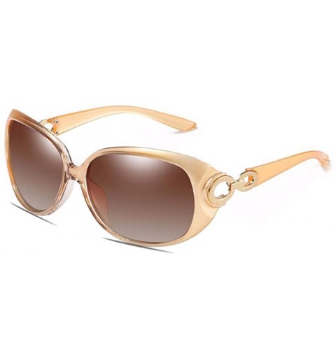 Oversized Classic Polarized Sunglasses for Women Antiglare Ultraviolet Driving - A - CT18Q9E4875 $21.27