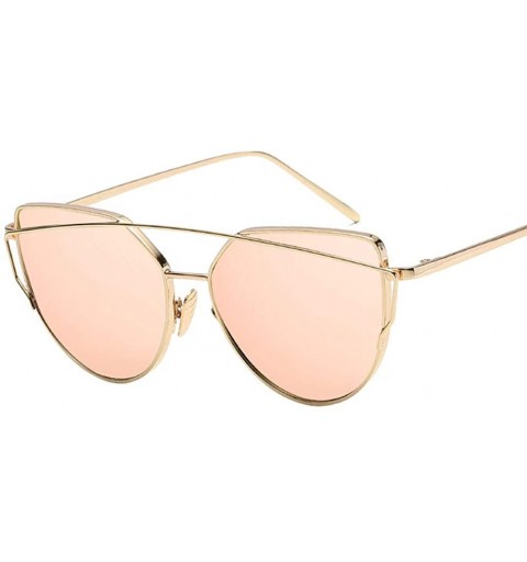Oval Vintage Oval Sunglasses Eyewear Goggles for Women Men Retro Sun Glasses UV Protection - Style8 - CK18RLYO48K $15.43