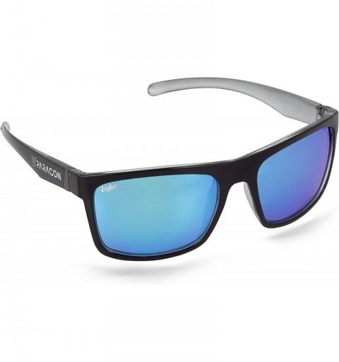 Sport V-Paragon Polarized Sunglasses - Polished Black with Ice Lens - CZ18HZ4U4ZE $41.85