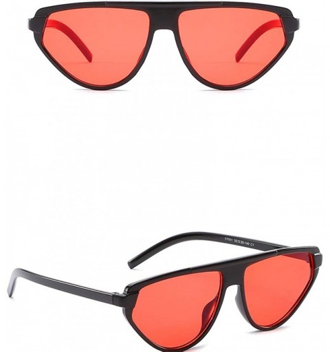 Shield Vintage Oversized Sunglasses Radiation Protection - Hot Pink - C3196IDA702 $7.23