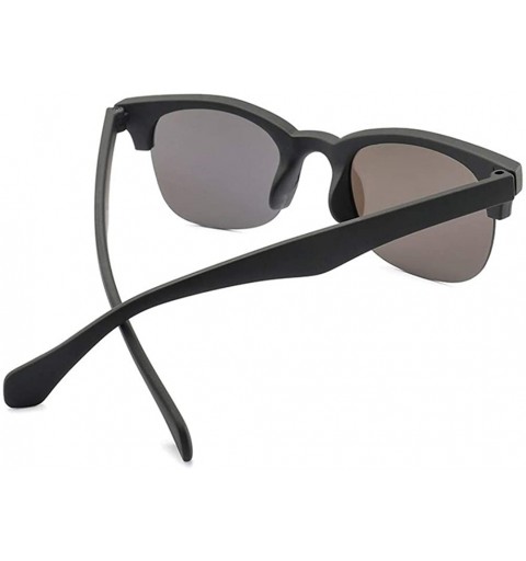 Rimless Men Women Polarized Sunglasses Semi Rimless Night-Vision Glasses Male Mirror Lens Driving Sport Goggle UV400 - CZ199L...
