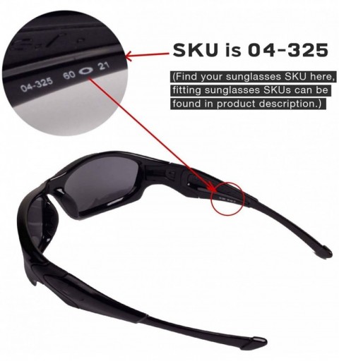 Shield Replacement Lenses Or Lenses With Rubber Straight Jacket Sunglasses - 43 Options Available - C6125TNFMPH $34.44