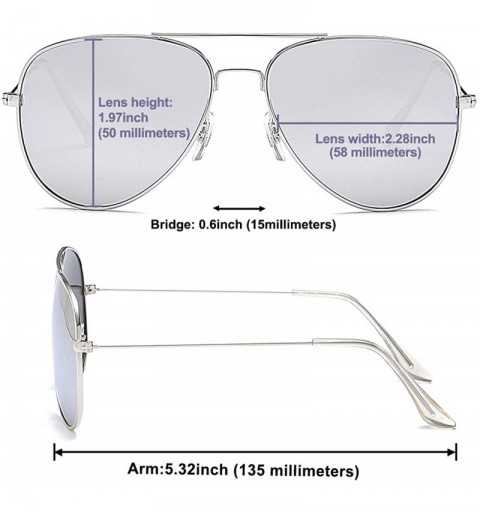 Round Polarized Aviator Sunglasses for Men and Women Metal Classic Mens Sunglasses Driving Sun Glasses - CS18G976DRK $8.81