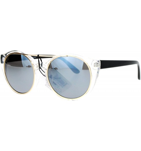 Butterfly Womens Sunglasses Unique Wing Frame Metal Outline Stylish Shades - Clear - C4187C732ID $11.44