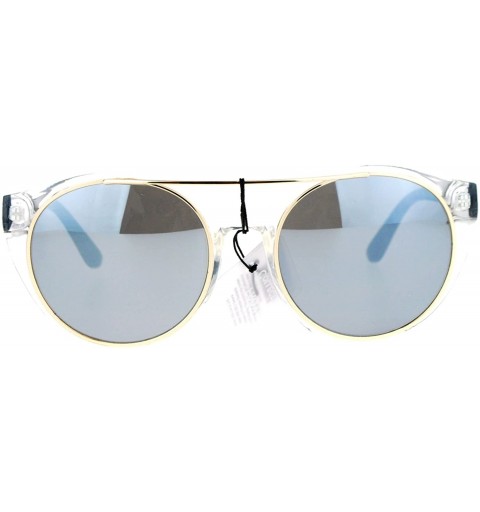 Butterfly Womens Sunglasses Unique Wing Frame Metal Outline Stylish Shades - Clear - C4187C732ID $11.44