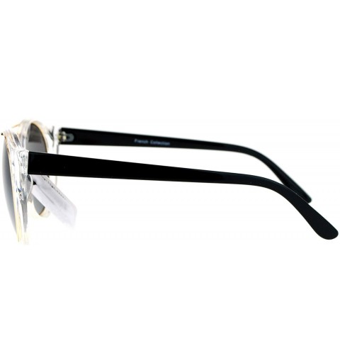 Butterfly Womens Sunglasses Unique Wing Frame Metal Outline Stylish Shades - Clear - C4187C732ID $11.44