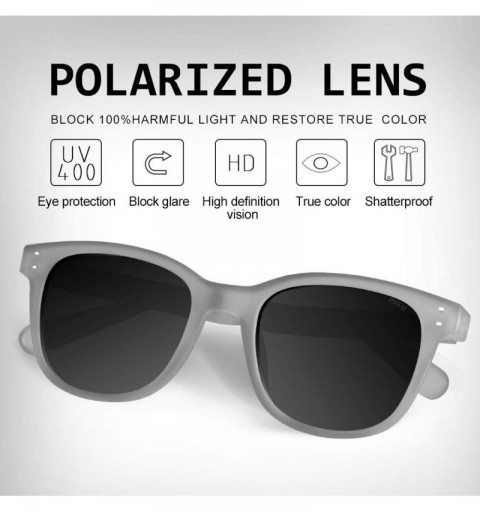 Sport Polarized Sunglasses for Women- Square Polarized Sunglasses Unisex Fashion Glasses UV400 Protection - CO18SGLL30L $19.74