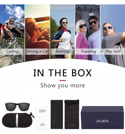 Round Polarized Sports Sunglasses for men women Baseball Running Cycling Fishing Golf Tr90 ultralight Frame JE001 - C418IGEKS...