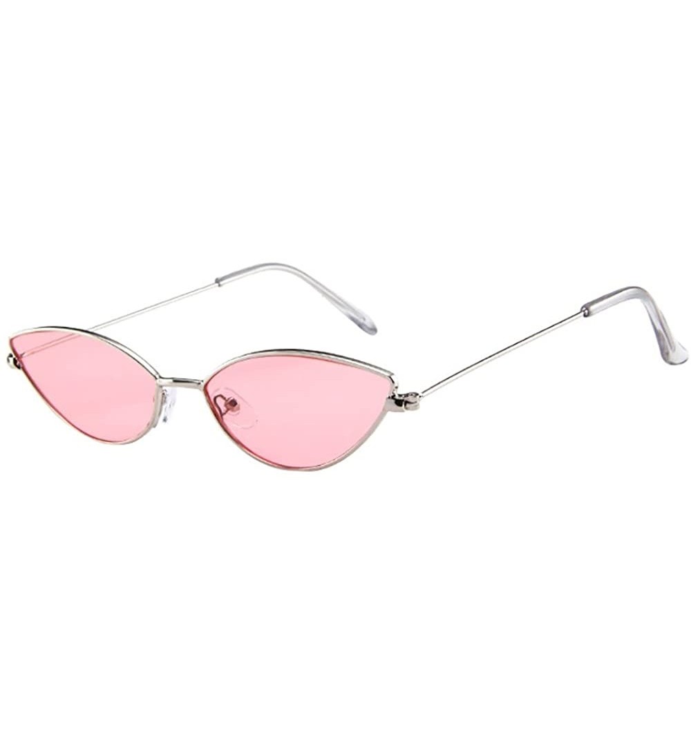 Oval Glasses- Mens Womens Small Frame Cat Eye Oval Retro Vintage Sunglasses Eyeglasses - 4194f - CV18ROYNUES $11.06