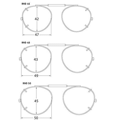 Round Visionaries Polarized Clip on Sunglasses - Round - Black Frame - 49 x 43 Eye - C812N1ZWBFI $34.13