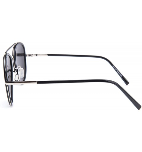 Aviator Mutil-typle Fashion Sunglasses for Women Men Made with Premium Quality- Polarized Mirror Lens - CG194240ZKN $12.49