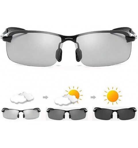Goggle Sunglasses Protection Photochromic Polarized - Black - C7190O9075R $25.09