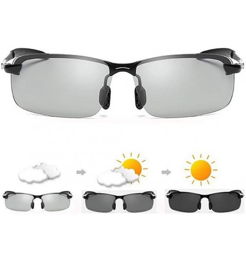 Goggle Sunglasses Protection Photochromic Polarized - Black - C7190O9075R $9.77