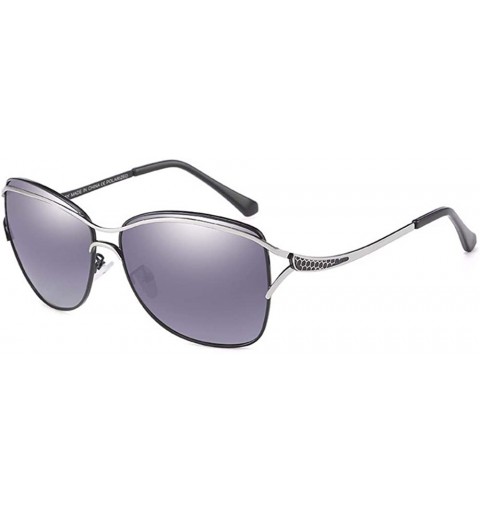 Aviator Women's Sunglasses Gradual Polarization of Outdoor Ultraviolet-proof Sunglasses - A - CZ18QQEOTD7 $39.81