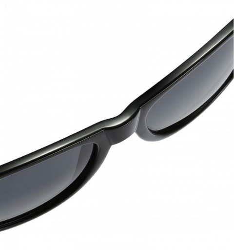 Wrap Unisex HD TAC Polarized Aluminum Sunglasses Vintage Sun Glasses UV400 Protection For Men/Women - D - CB198O748QK $14.15