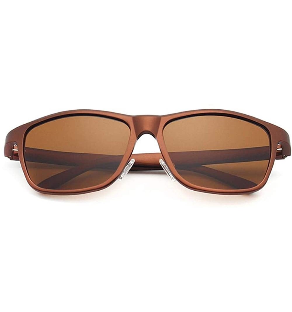 Aviator Men's Polarized Sunglasses Business Classic Full Y0934 C1BOX - Y0934 C4box - C518XE0GWRQ $19.55