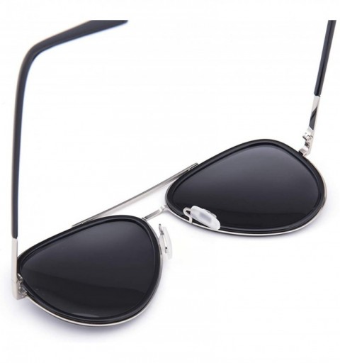 Aviator Mutil-typle Fashion Sunglasses for Women Men Made with Premium Quality- Polarized Mirror Lens - CG194240ZKN $12.49