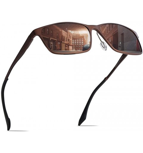 Sport Unisexs Driving Square Sunglasses Polarized - CG18LSXT8TO $23.88