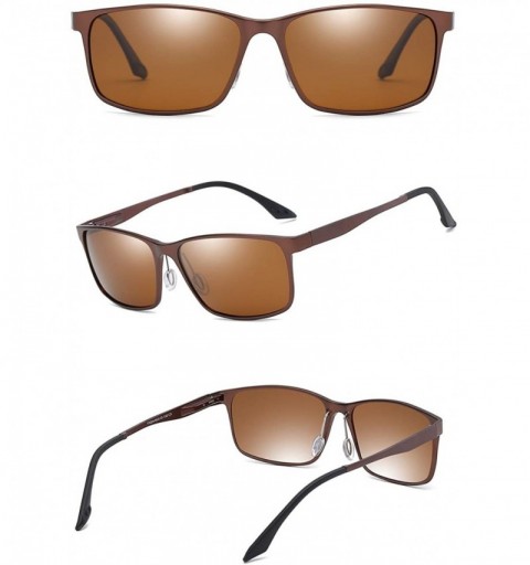 Sport Unisexs Driving Square Sunglasses Polarized - CG18LSXT8TO $23.88