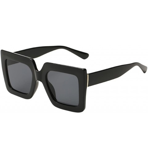 Square Oversized Square Sunglasses Fashion - E - CE190HXAOAD $18.75