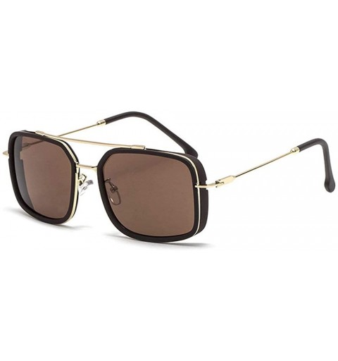 Oversized Classic Designer Sunglasses Oversized Vintage - Brown - CV193IMS0N7 $13.94