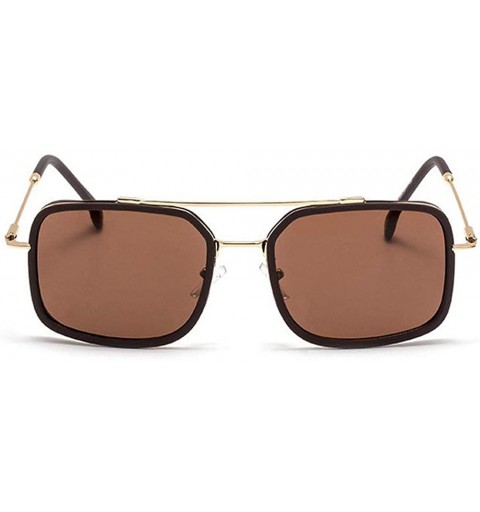 Oversized Classic Designer Sunglasses Oversized Vintage - Brown - CV193IMS0N7 $13.94