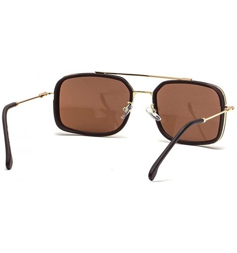 Oversized Classic Designer Sunglasses Oversized Vintage - Brown - CV193IMS0N7 $13.94