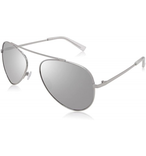 Aviator Colored aviator Sunglasses Mirrored Classic Unisex Military Style UV Protection - Silver - CH18H45SCSG $22.97