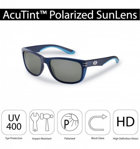 Sport Double Header Polarized Sunglasses with AcuTint UV Blocker for Fishing and Outdoor Sports - CN18IIIG495 $24.87
