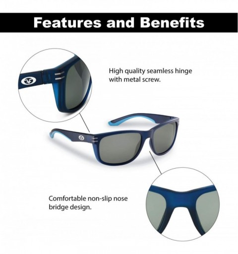 Sport Double Header Polarized Sunglasses with AcuTint UV Blocker for Fishing and Outdoor Sports - CN18IIIG495 $24.87