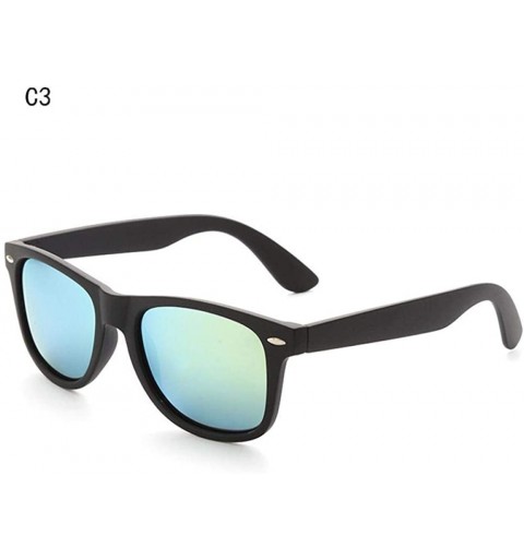 Square New Brand Fashion Polarized Square Sunglasses Men Tourism Driving Black C1 - C3 - C318XE0HXDY $9.27