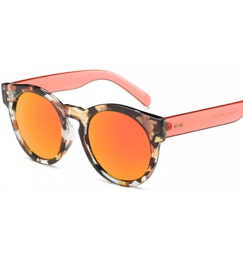 Oversized Luxury Sunglasses Women Brand Designer Steampunk Vintage Hip Hop Glasses 996995Y - Red - CT185RLU0T8 $14.05