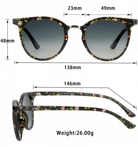 Oval Unisex Polarized Sunglasses&UV400 Protection-Stylish for Men/Women - 5101p_c3 - C718R353O47 $16.98