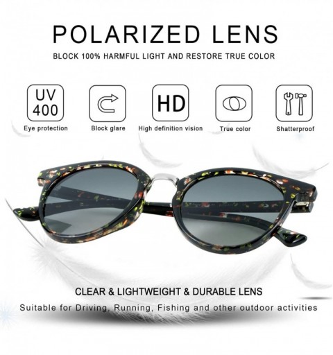 Oval Unisex Polarized Sunglasses&UV400 Protection-Stylish for Men/Women - 5101p_c3 - C718R353O47 $16.98