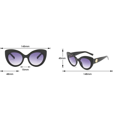 Cat Eye European American Sunglasses Individualized - B - CL199MNA8IA $37.10