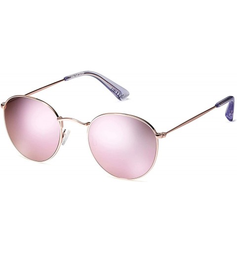 Round Icon - Round Women's & Men's Sunglasses - 50 mm - Rose Gold / Rose Gradient - CN18DIA2EYO $48.37