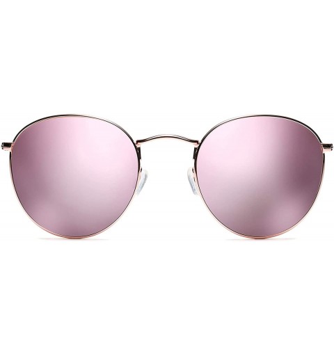 Round Icon - Round Women's & Men's Sunglasses - 50 mm - Rose Gold / Rose Gradient - CN18DIA2EYO $48.37