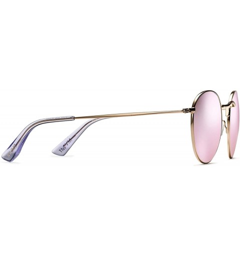 Round Icon - Round Women's & Men's Sunglasses - 50 mm - Rose Gold / Rose Gradient - CN18DIA2EYO $48.37