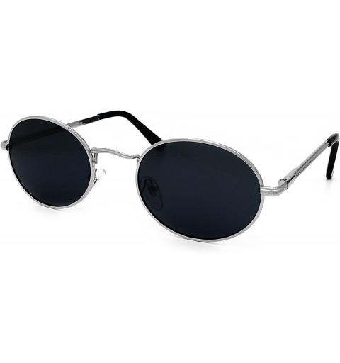 Oval 533 Premium Women Man Brand Designer Round Oval Style Mirrored Fashion Aviator Sunglasses - Black - C218GZWH2ID $14.97