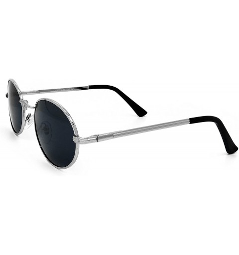 Oval 533 Premium Women Man Brand Designer Round Oval Style Mirrored Fashion Aviator Sunglasses - Black - C218GZWH2ID $14.97