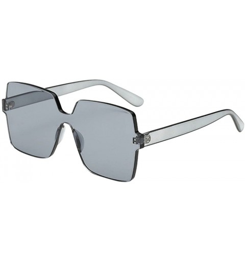 Round Women Man Fashion Vintage Sunglasses-Big Frame Eyewear Retro Unisex - C - CW18OAG4XL9 $11.27