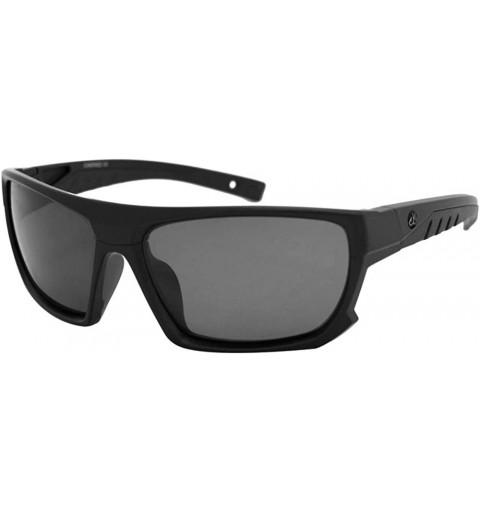 Rectangular Castaic Polarized Sport Fishing Sunglasses 100% UV Protection - Black - C118E05IXCK $36.66