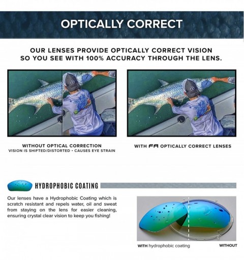Rectangular Castaic Polarized Sport Fishing Sunglasses 100% UV Protection - Black - C118E05IXCK $36.66
