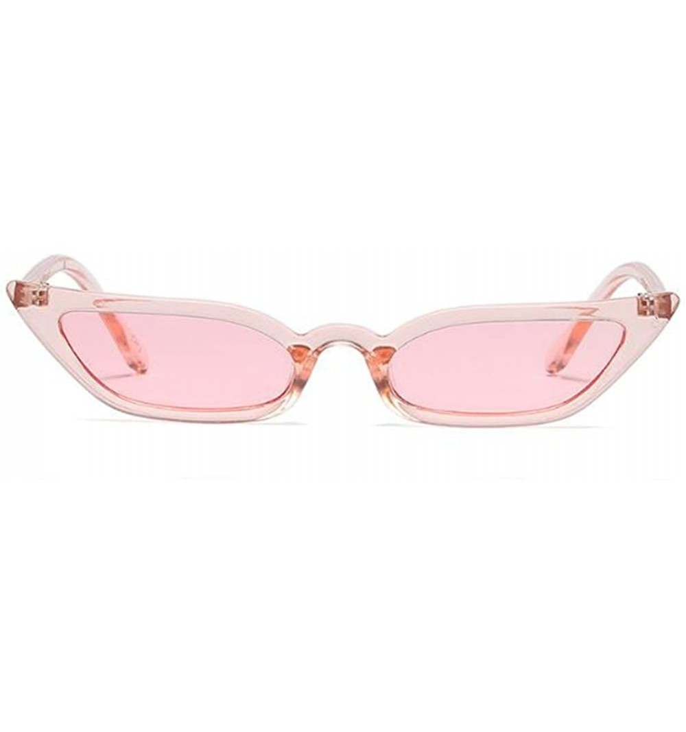 Goggle Vintage Small Women Cat Eye Sunglasses Candy Color Eyewear - C5 - CS18CMALHW6 $10.08