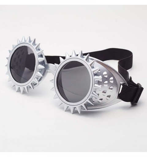 Goggle Vintage Steampunk Goggles Glasses Cosplay Cyber Punk Gothic Steampunk Kaleidoscope Goggles Rave - E - CA196ULLLOH $6.83