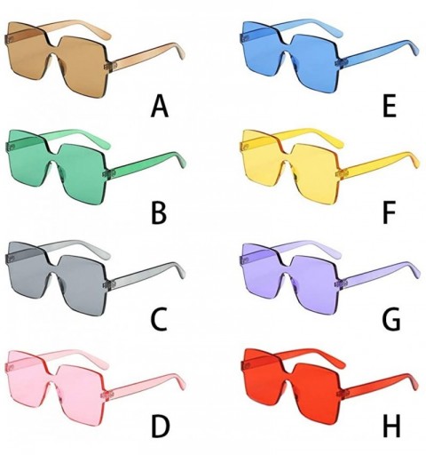 Round Women Man Fashion Vintage Sunglasses-Big Frame Eyewear Retro Unisex - C - CW18OAG4XL9 $11.27