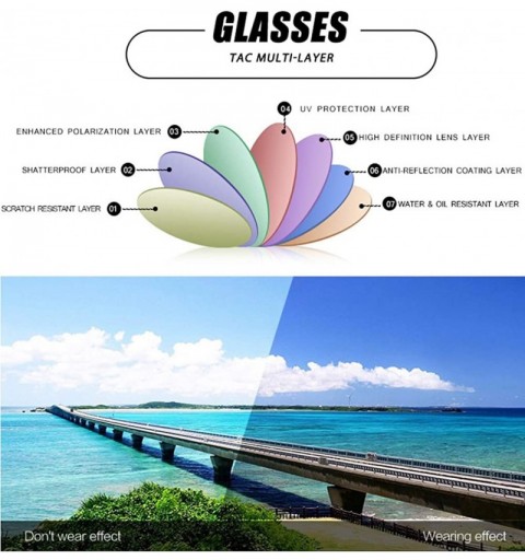Square Polarized Sunglasses for Men Women Retro Classic UV400 Protection Sunglasses - White Frames/Black Lens - CK1979T2UIE $...