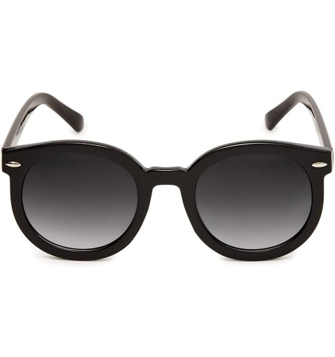 Round Round Retro Womens Oversized Sunglasses Fashion Circle Glasses for Women with Neutral and Clear Lens - C611P3RDOAJ $10.68