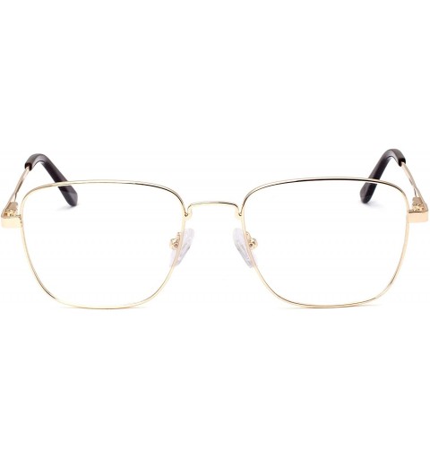 Rectangular Men's Metal Frame Progressive Multifocus Reading Glasses-M5816 - C2 Gold - CJ18QLS8LQM $35.82